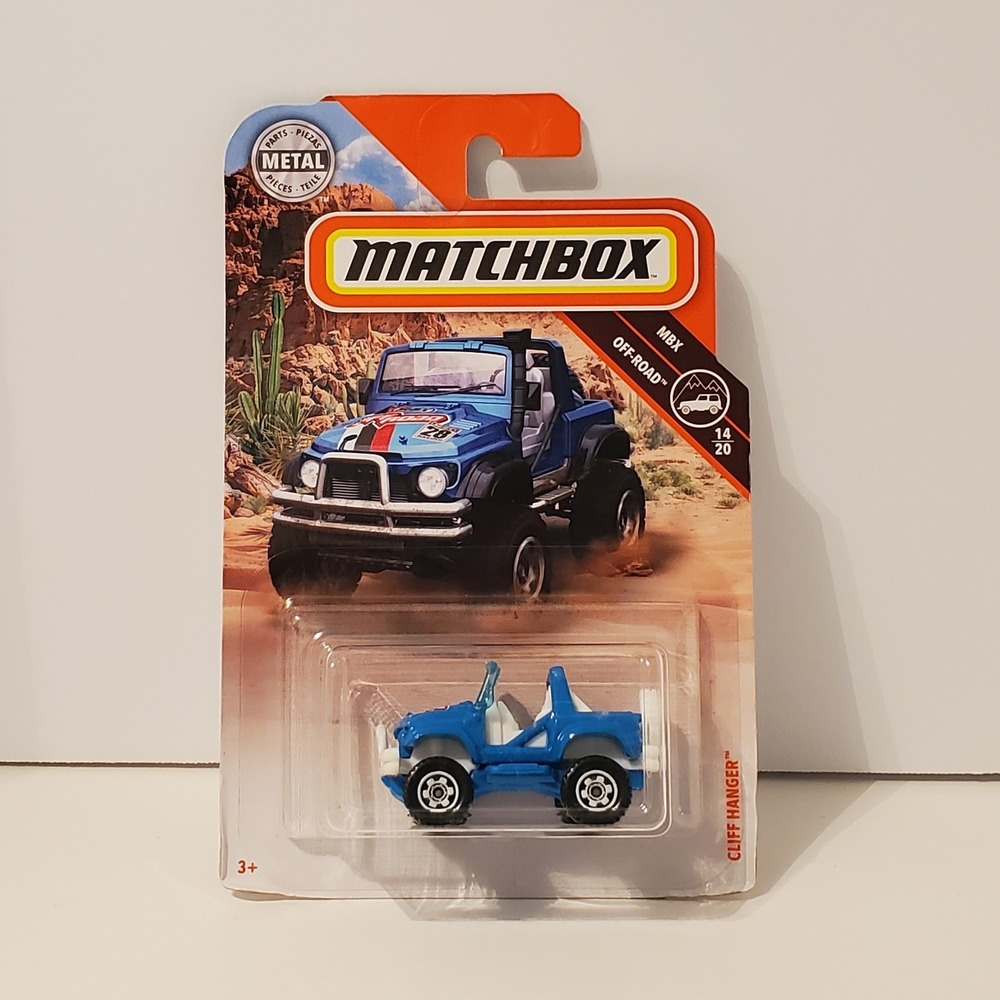 Matchbox MBX Off-Road Cliff Hanger Blue Diecast Car FYR24 New Unopened